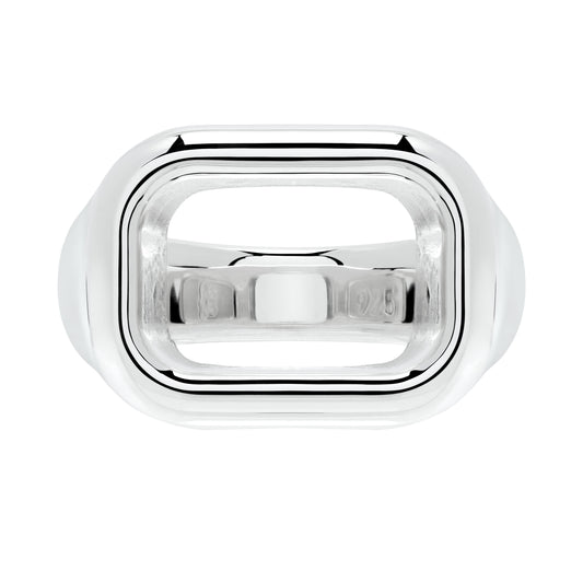 Cushion - Ring - 925 Sterling Silver