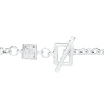 Flower Power - Bracelet - Pink Enamel - 925 Sterling Silver - Gab Mc Neil