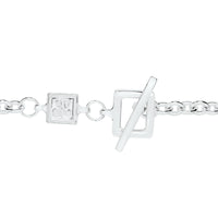 Flower Power - Bracelet - White Enamel - 925 Sterling Silver - Gab Mc Neil