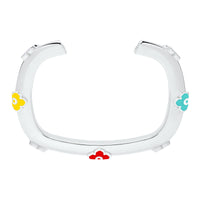 Flower Power - Cuff - Multi-Colored Enamel - 925 Sterling Silver - Gab Mc Neil