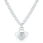 Flower Power - Necklace - Black Enamel - 925 Sterling Silver - Gab Mc Neil