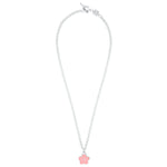 Flower Power - Necklace - Pink Enamel - 925 Sterling Silver - Gab Mc Neil