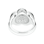 Flower Power - Ring - White Enamel - 925 Sterling Silver - Gab Mc Neil