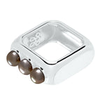 Mermaid Tears - Black Pearls - Ring - 925 Sterling Silver