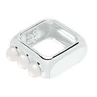 Mermaid Tears - White Pearls - Ring - 925 Sterling Silver