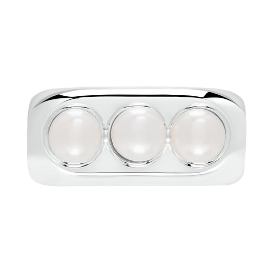 Mermaid Tears - White Pearls - Ring - 925 Sterling Silver