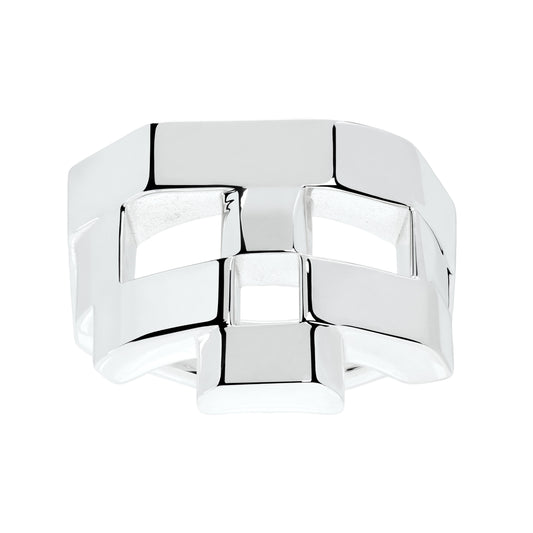 Stacked Skull - Ring - 925 Sterling Silver