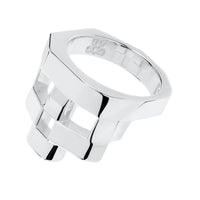 Stacked Skull - Ring - 925 Sterling Silver - Gab Mc Neil