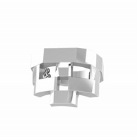 Stacked Skull - Ring - 925 Sterling Silver